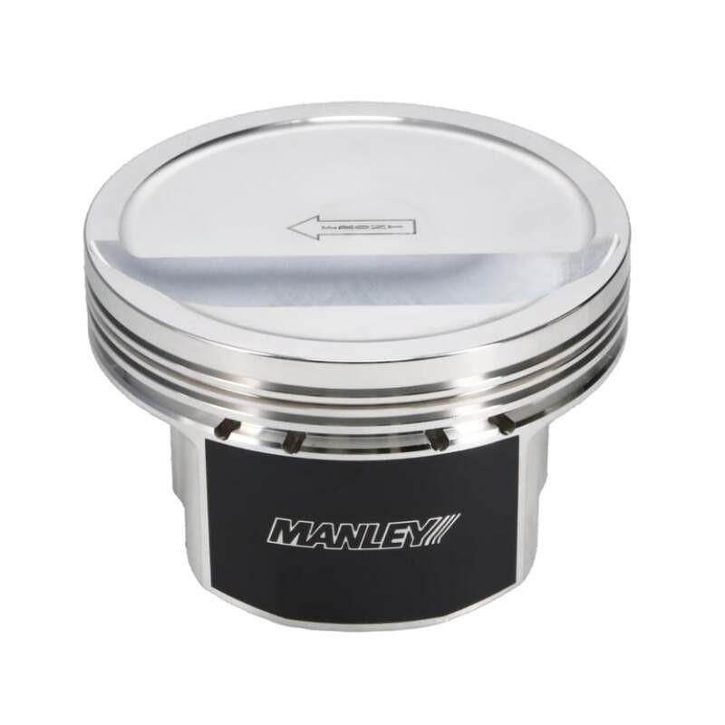 Manley Chevrolet LS Piston Set - 4.165in Bore 1.315in CH, -11.00 CC - 599040CE-8