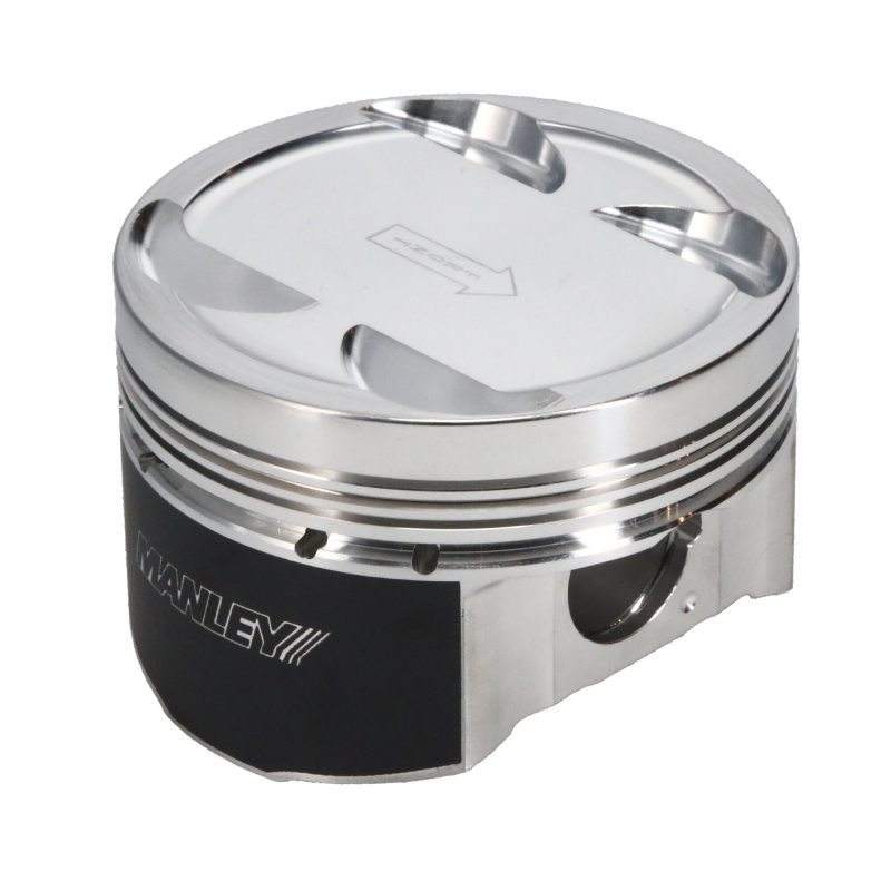 Manley 03-06 Evo 8/9 (7 Bolt 4G63T) 85.5mm +0.5mm Over Bore 8.5:1 Dish Pistons w/ Rings *Extreme - 606005CE-4