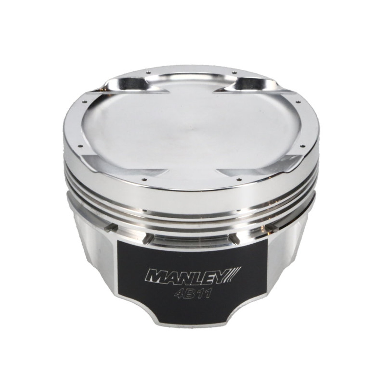 Manley 08+ Mitsubishi 4B11T 86mm STD -11cc Dome 9.0:1 CR Turbo Tuff Series Piston Set w/ Rings - 624200CE-4