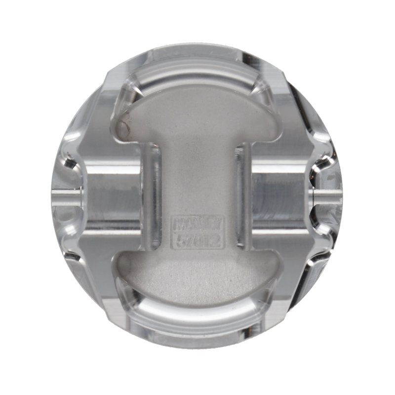 Manley Toyota Supra Turbo (2JZGTE) 94mm Stroke 86.5mm Bore 10:1 CR -6cc Dish Piston Set w/Rings (ED) - 629305CE-6