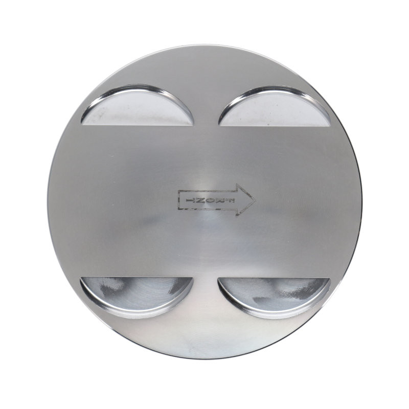 Manley Nissan GTR VR38DETT 98mm Bore 88.4mm Stroke -2cc Dish Turbo Tuff Piston Set w/ Rings - 641000CE-6