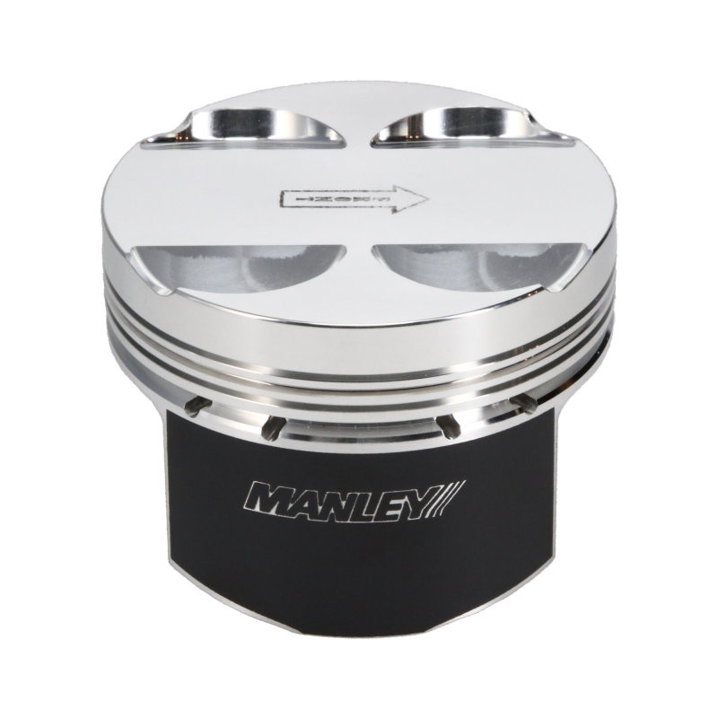 Manley 16+ Nissan VR30DDTT 86mm Bore Grade 2 10:1 CR -3.5cc Dome Flat Top Piston w/ Rings (SINGLE) - 642GR2-1