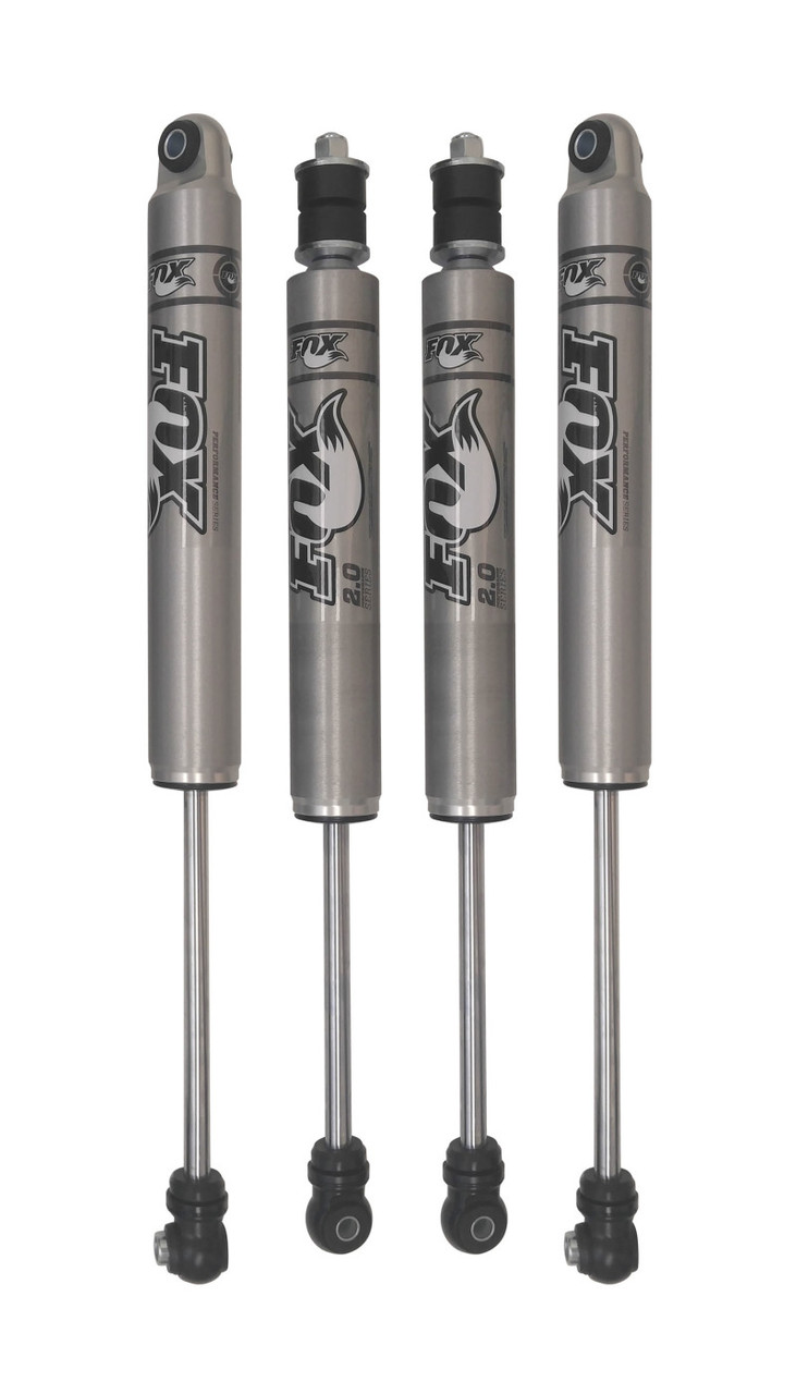 MaxTrac 07-18 Jeep Wrangler JK 2WD/4WD 3in Front & Rear FOX 2.0 Performance Shock Absorbers - 889730F