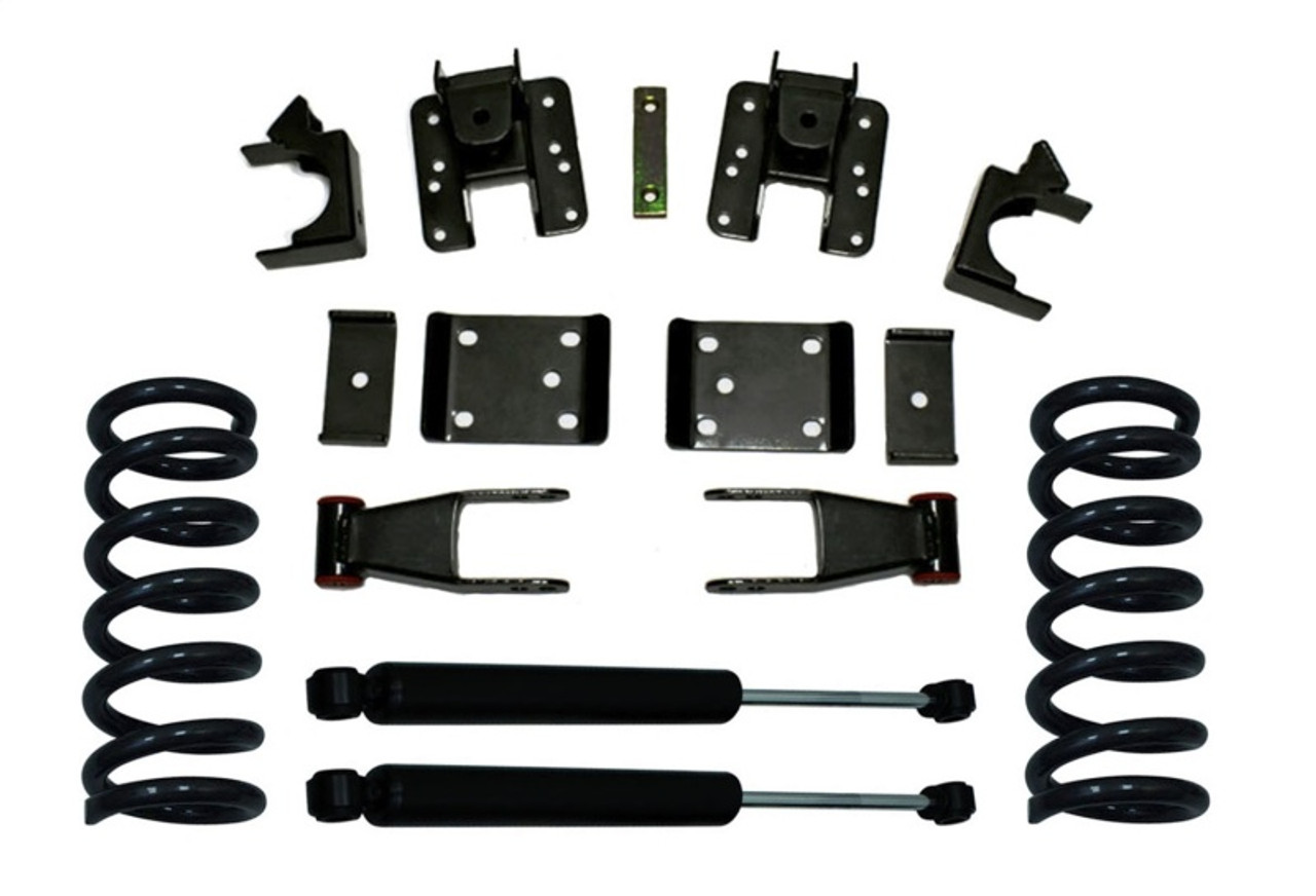 MaxTrac 14-18 GM C/K1500 2WD/4WD Extended/Crew Cab 2in/4in Lowering Coil Kit - K331524-8