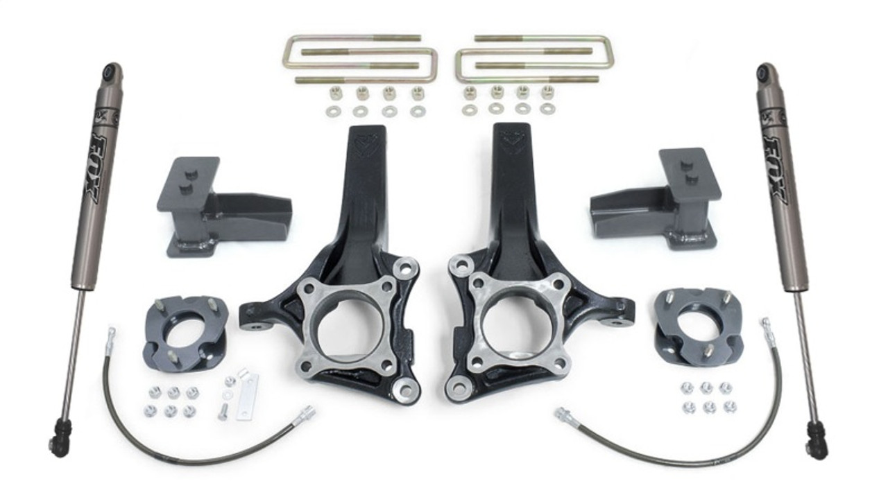 MaxTrac 09-13 Ford F-150 2WD 6.5in/4in MaxPro Elite Spindle Lift Kit w/FOX Shocks - K883464F