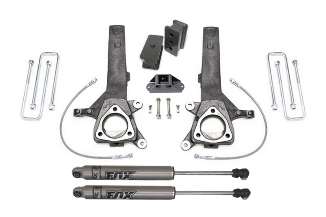 MaxTrac 04-18 Nissan Titan 2WD 4in/2in MaxPro Elite Spindle Lift Kit w/FOX Shocks - K885342F