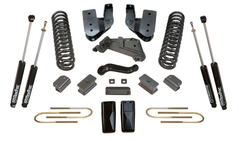 MaxTrac 13-18 RAM 3500 4WD 6in/3in MaxPro Coil Lift Kit w/Radius Arm Brkts & MaxTrac Shocks - K947363