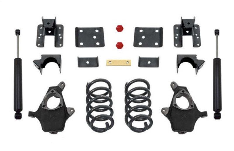 MaxTrac 14-16 GM C/K1500 2WD/4WD Single Cab w/Cast Steel Susp. 3in/5in Lowering Kit - KS331535-6