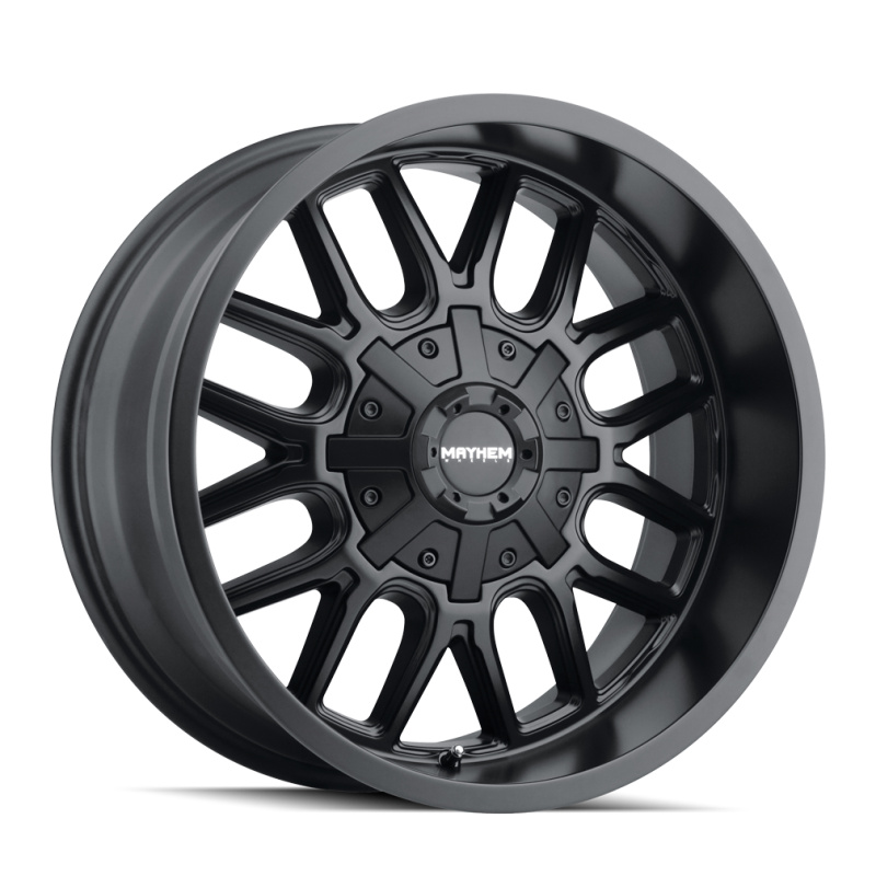 Mayhem 8107 Cogent 20x10 / 5x127 BP / -19mm Offset / 87.1mm Hub Matte Black Wheel - 8107-2152MB