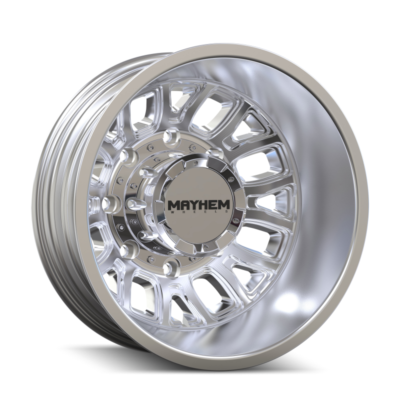 Mayhem Cogent Dually 8107D 17x6.5 8x210 BP -142mm Offset 154.2mm Bore Polished Wheel - 8107D-7679RP Photo - Primary