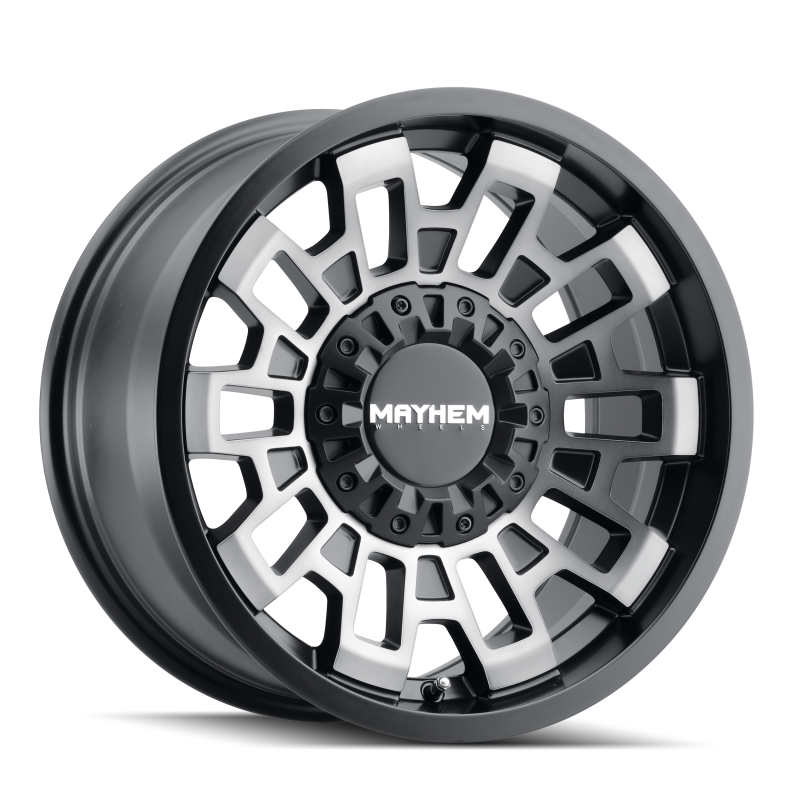 Mayhem 8113 Cortex 17x9 / 5x127 BP / -12mm Offset / 87.1mm Hub Matte Black w/ Dark Tint Wheel - 8113-7952TM