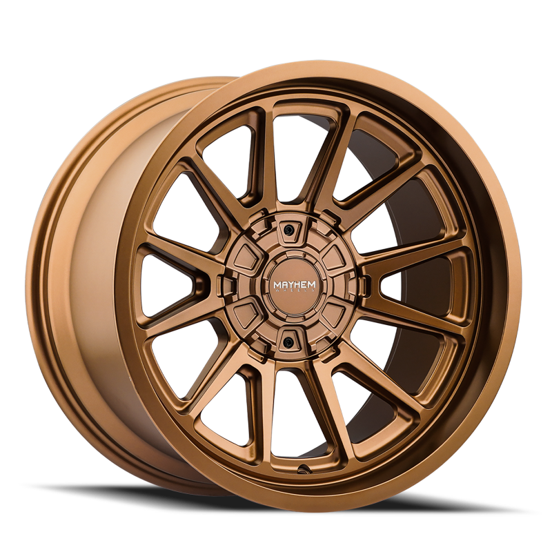 Mayhem 8116 Intrepid 20x9 / 8x165.1 BP / 0mm Offset / 125.2mm Hub Matte Bronze Wheel - 8116-2981MZ Photo - Primary