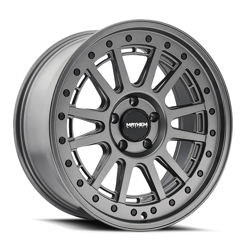 Mayhem 8305 Compass 20x9 / 5x127 BP/ 0mm Offset / 78.1mm Hub Matte Gunmetal w/Blk Bolt Wheel - 8305-2973MGT Photo - Primary