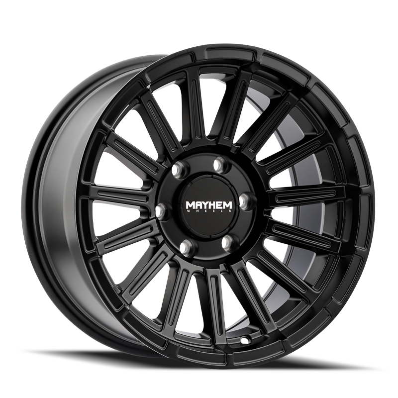 Mayhem 8309 Granite  17x9 / 6x135 BP / 0mm Offset / 87.1mm Hub Satin Black - 8309-7936B Photo - Primary