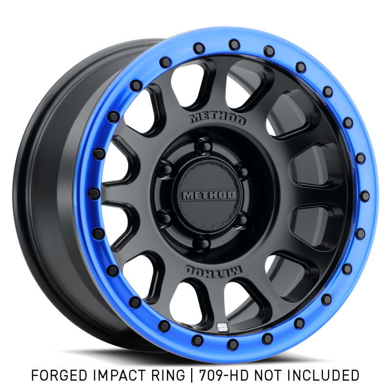 Method Beadlock Ring - 17in Forged - Style 1 - Blue - GR-10017-BL Photo - Close Up