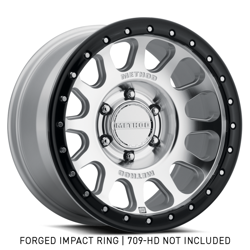 Method Beadlock Ring - 20in Forged - Style 1 - Gloss Black - GR-10020-GB Photo - Close Up