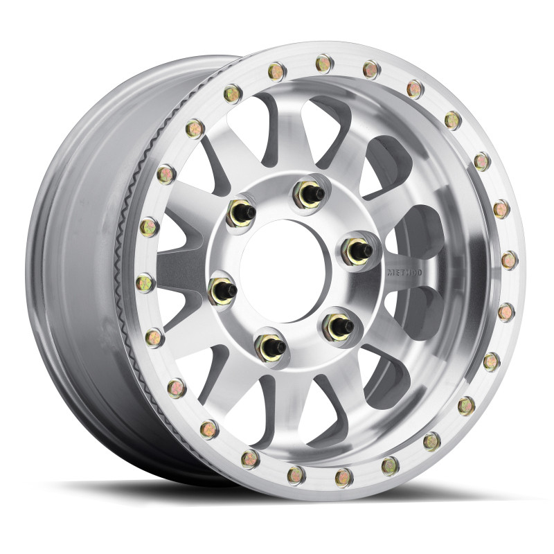 Method MR101 Beadlock 17x9 -12mm Offset 8x6.5 130.81mm CB Raw Machined w/BH-H24125 Wheel - MR10179080312B