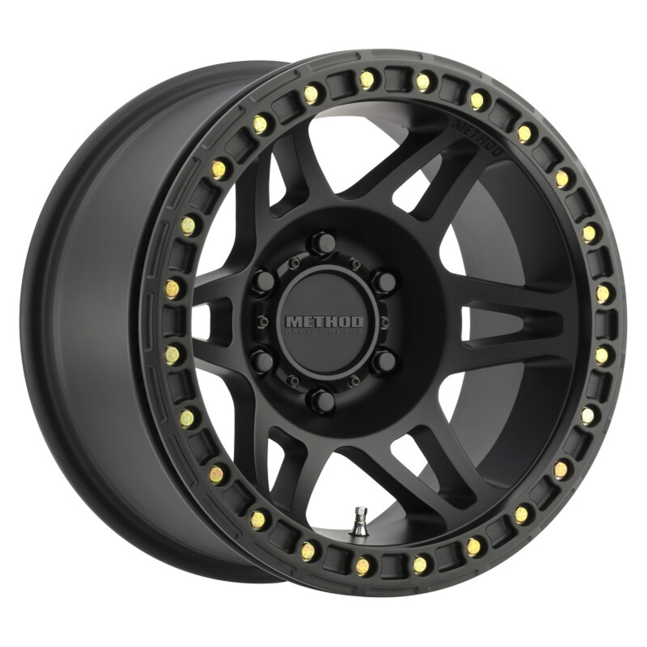 Method MR106 Beadlock 17x9 -44mm Offset 6x5.5 108mm CB Matte Black w/BH-H24125 Wheel - MR10679060544B