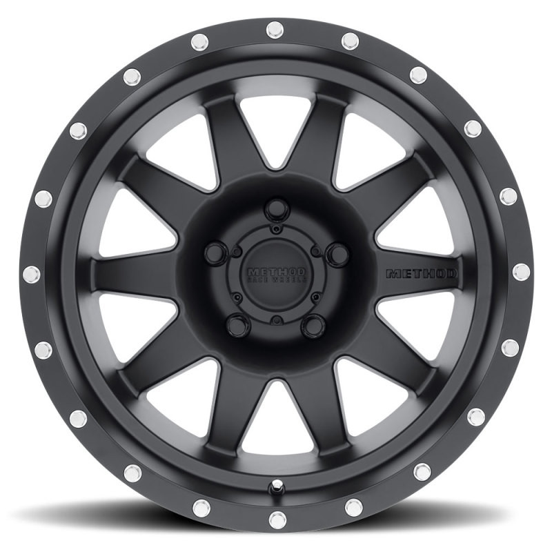 Method MR301 The Standard 17x9 -12mm Offset 5x5.5 108mm CB Matte Black Wheel - MR30179055512N
