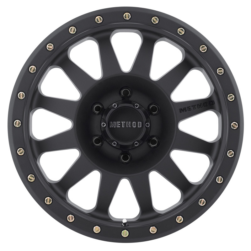 Method MR304 Double Standard 17x8.5 0mm Offset 6x5.5 108mm CB Matte Black Wheel - MR30478560500