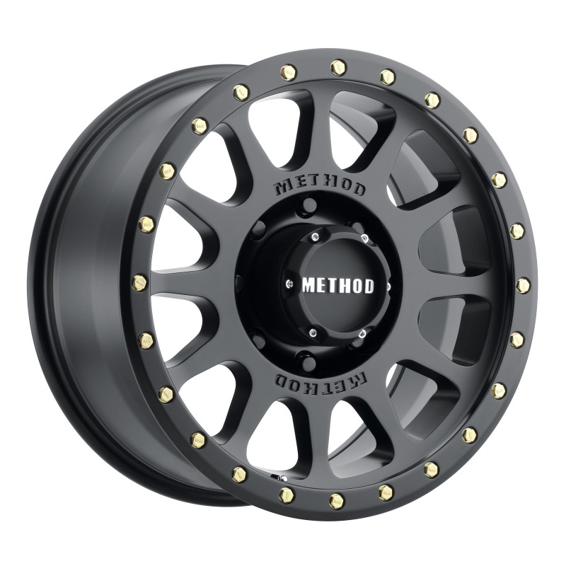 Method MR305 NV 20x10 -18mm Offset 8x6.5 130.81mm CB Matte Black Wheel - MR30521080518N