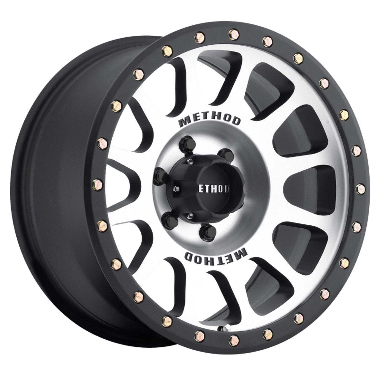 Method MR305 NV 17x8.5 0mm Offset 6x135 94mm CB Machined/Black Street Loc Wheel - MR30578516300