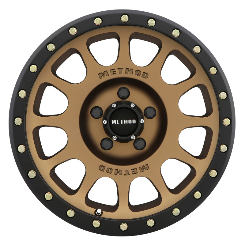 Method MR305 NV 17x8.5 0mm Offset 5x5.5 108mm CB Method Bronze/Black Street Loc Wheel - MR30578555900