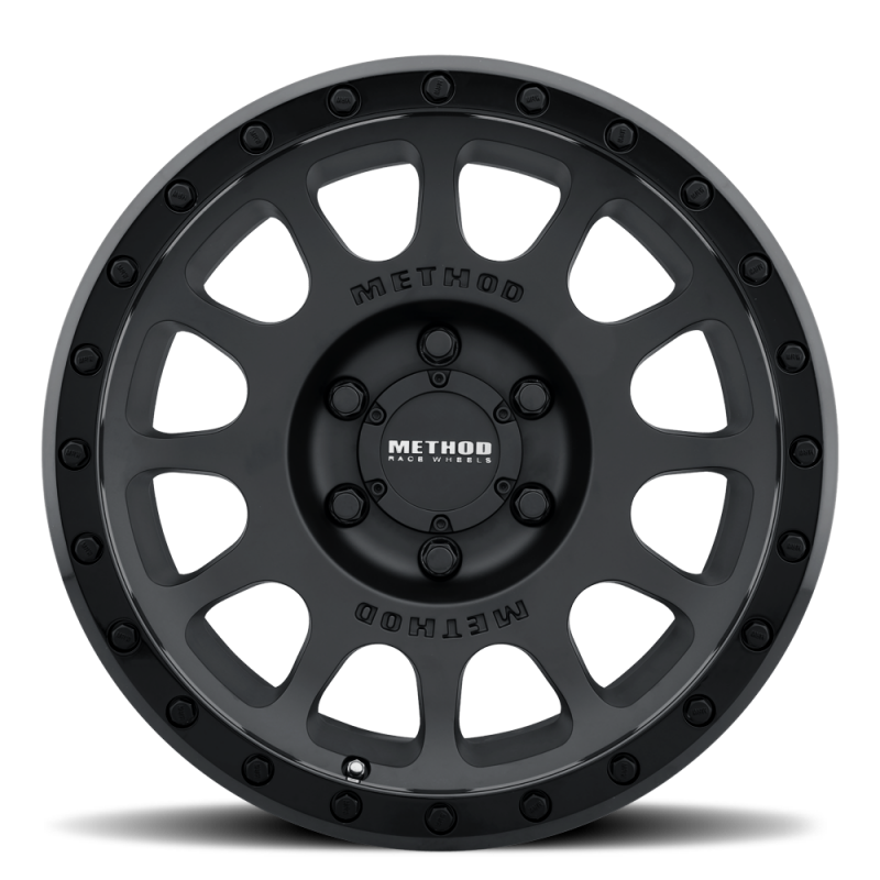 Method MR305 NV 17x8.5 0mm Offset 5x150 116.5mm CB Matte-Gloss Black Wheel - MR305785581000 Photo - Primary