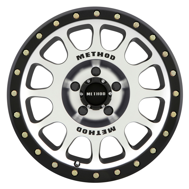 Method MR305 NV 17x8.5 0mm Offset 5x150 116.5mm CB Machined/Black Street Loc Wheel - MR30578558300
