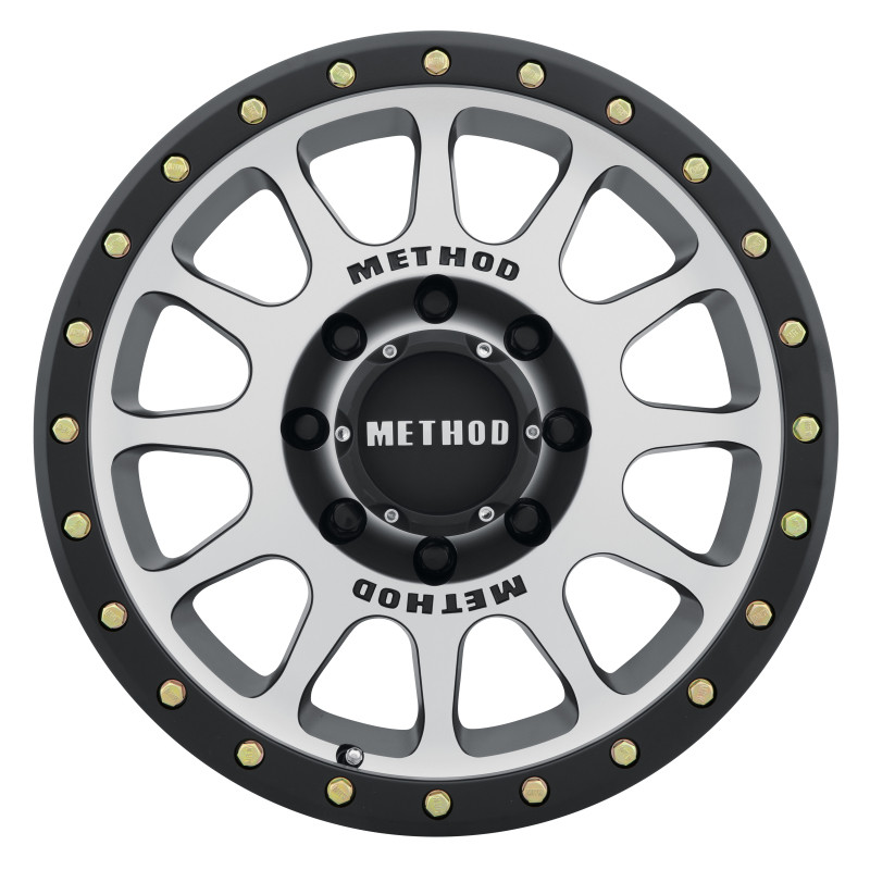 Method MR305 NV 17x8.5 0mm Offset 8x170 130.81mm CB Machined/Black Street Loc Wheel - MR30578587300