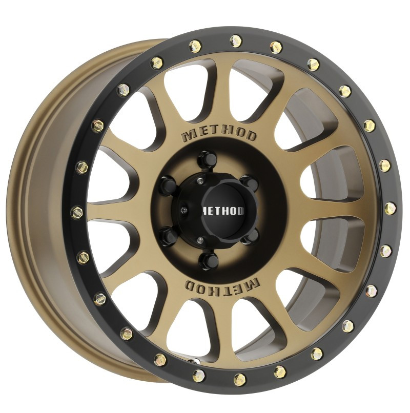Method MR305 NV 18x9 0mm Offset 6x5.5 108mm CB Method Bronze/Black Street Loc Wheel - MR30589060900