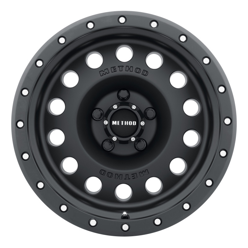 Method MR307 Hole 17x8.5 0mm Offset 5x5 94mm CB Matte Black Wheel - MR30778550500