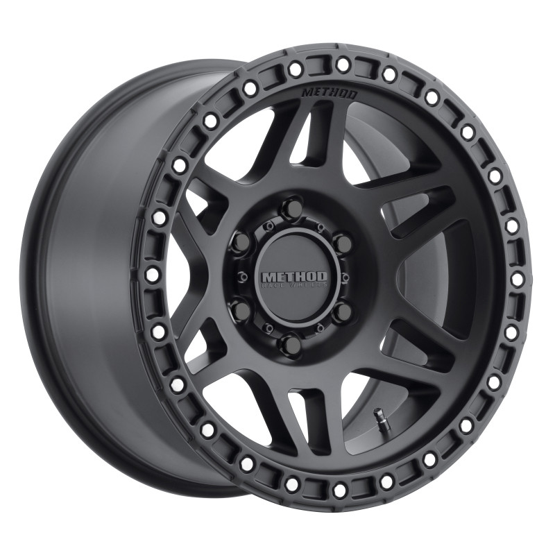 Method MR312 17x8.5 0mm Offset 6x135 87mm CB Matte Black Wheel - MR31278516500
