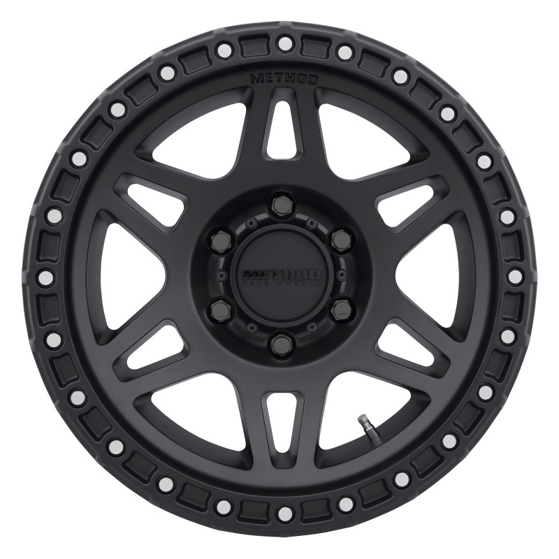 Method MR312 17x8.5 0mm Offset 6x5.5 106.25mm CB Matte Black Wheel - MR31278560500