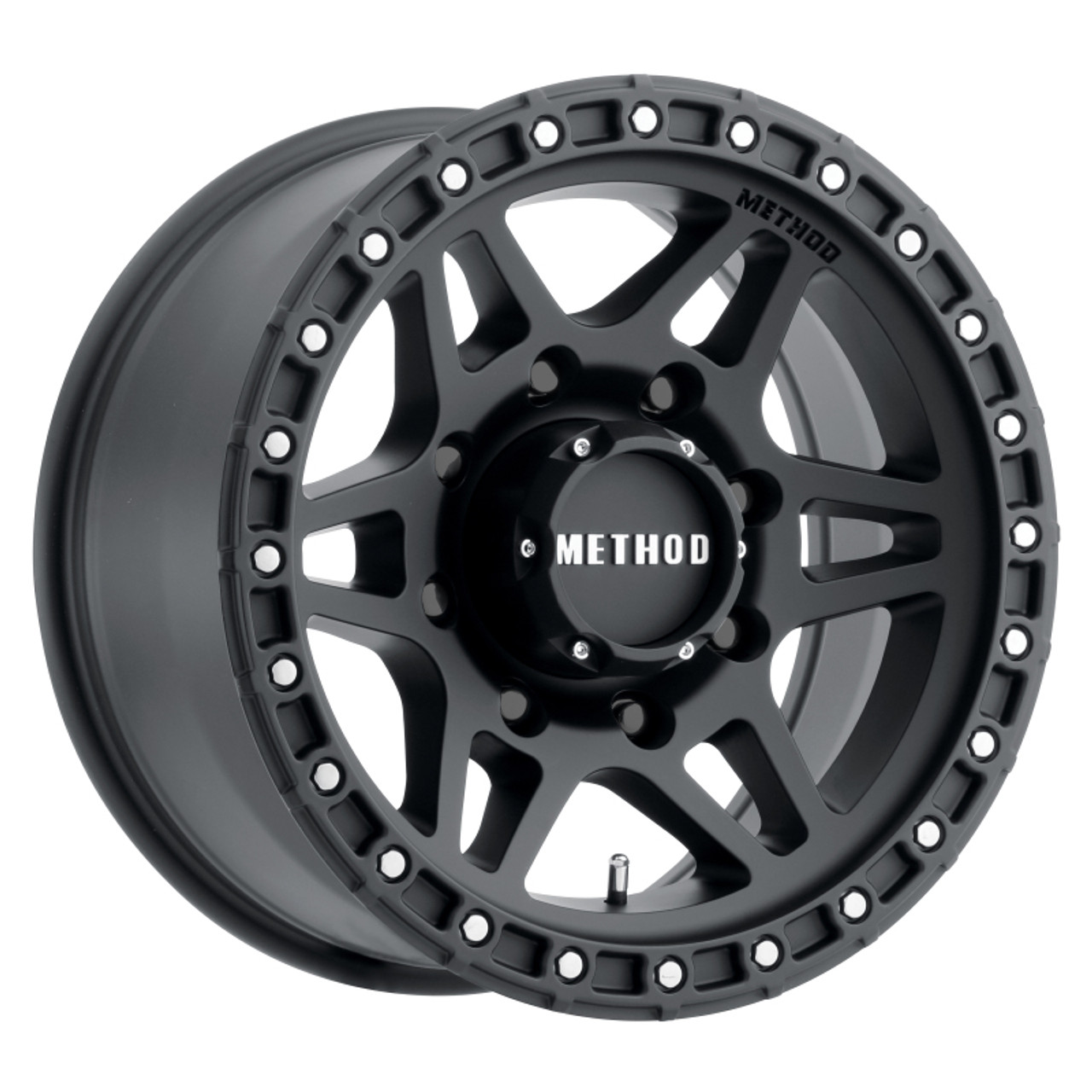 Method MR312 18x9 +18mm Offset 8x6.5 130.81mm CB Matte Black Wheel - MR31289080518