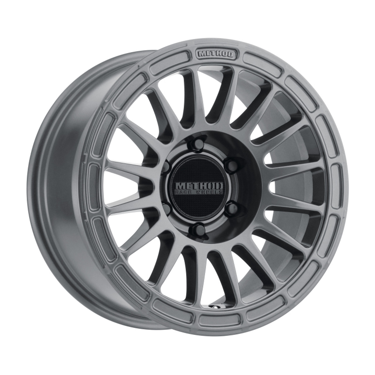 Method MR314 17x7.5 +25mm Offset 6x5.5 106.25mm CB Gloss Titanium Wheel - MR31477560825