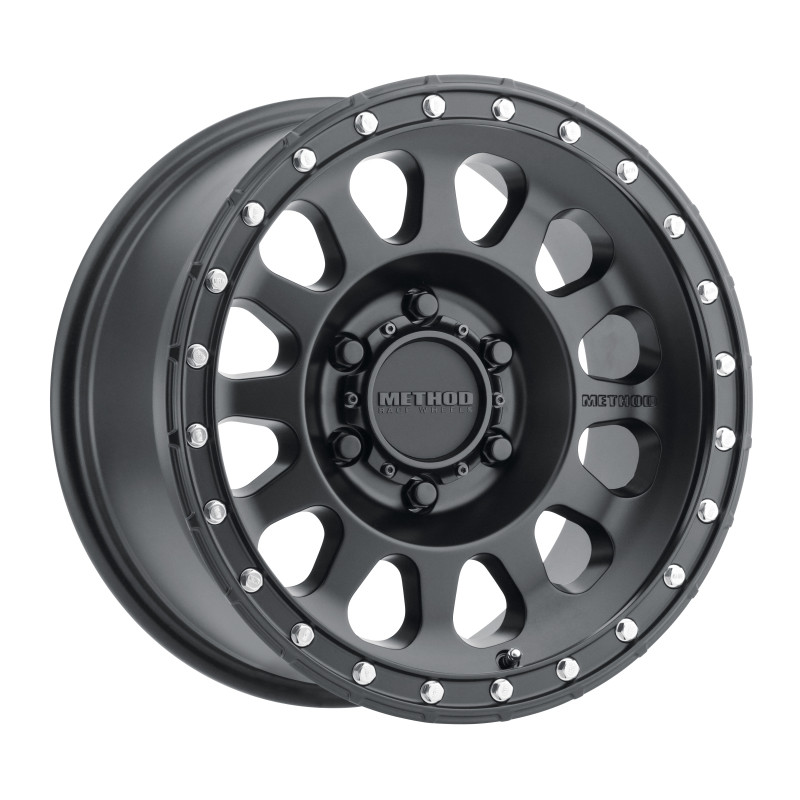 Method MR315 17x8.5 0mm Offset 6x135 87mm CB Matte Black Wheel - MR31578516500