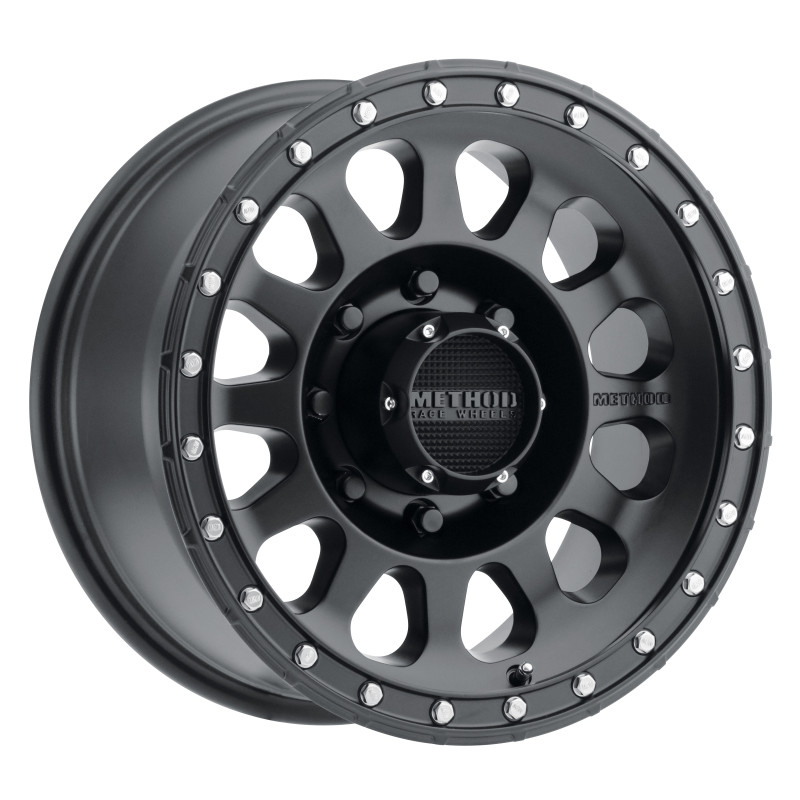 Method MR315 17x8.5 +25mm Offset 8x180 130.81mm CB Matte Black Wheel - MR31578588525