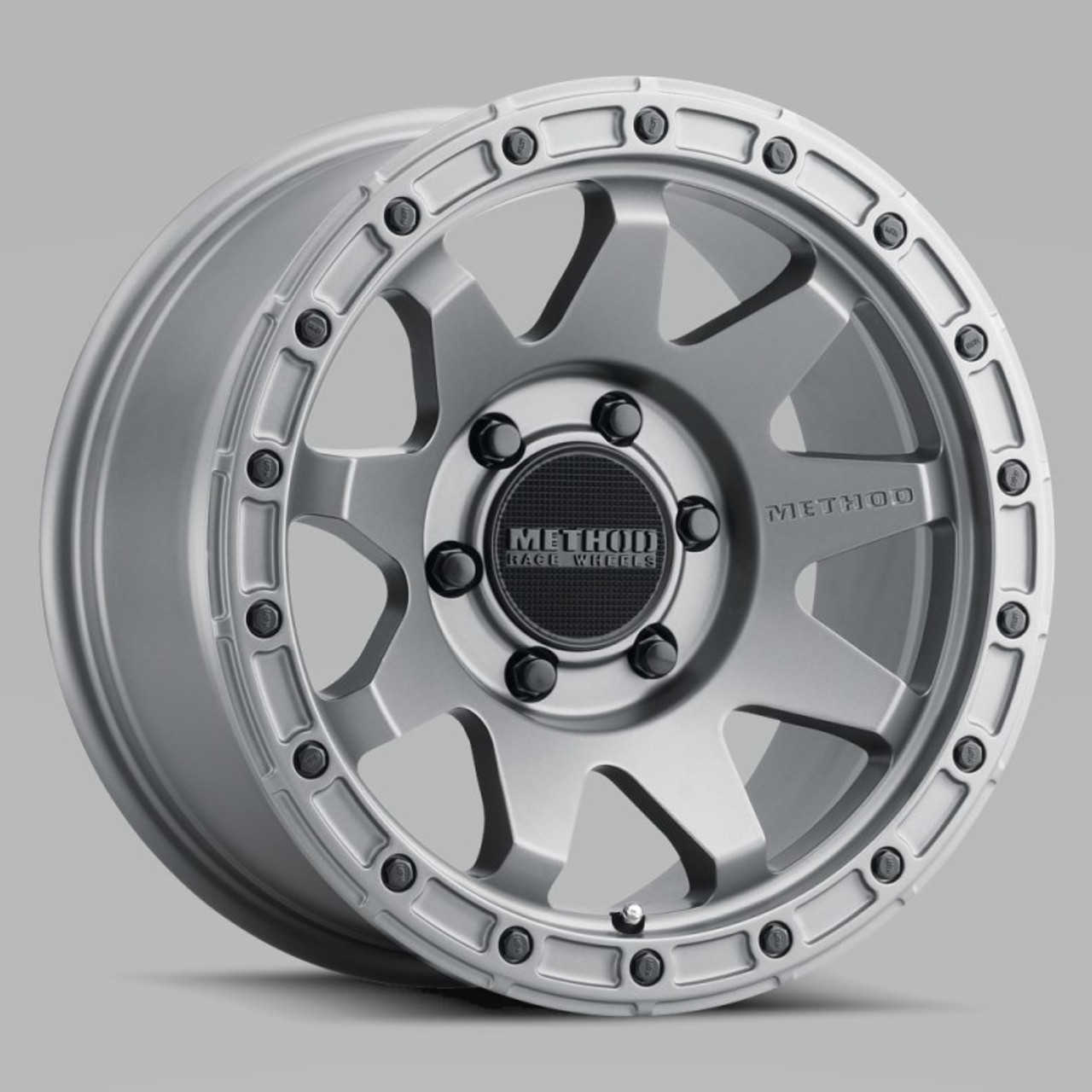 Method MR317 20x9 +18mm Offset 6x5.5 106.25mm CB Matte Titanium Wheel - MR31729060818