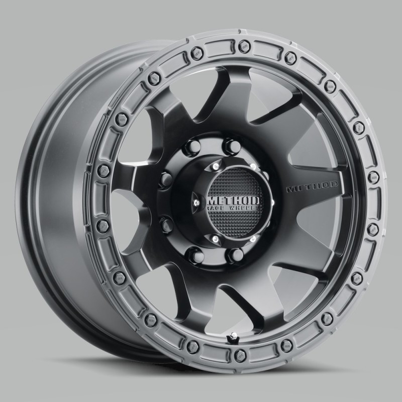 Method MR317 20x9 +18mm Offset 8x180 130.81mm CB Matte Black Wheel - MR31729088518