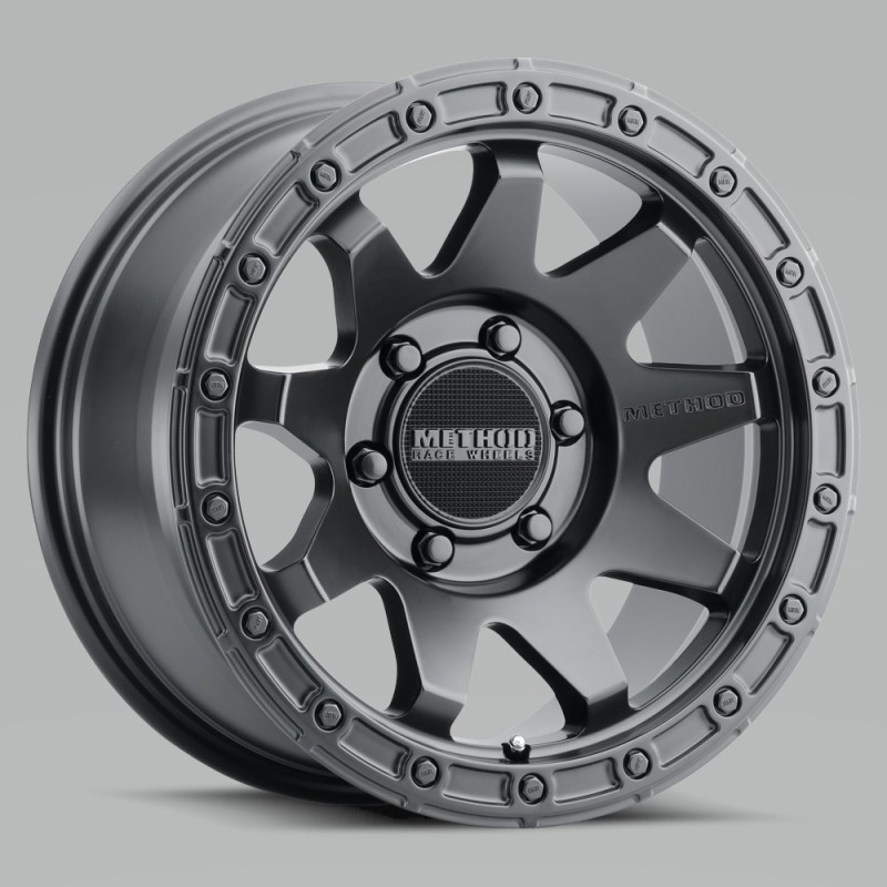 Method MR317 17x8.5 0mm Offset 6x5.5 106.25mm CB Matte Black Wheel - MR31778560500