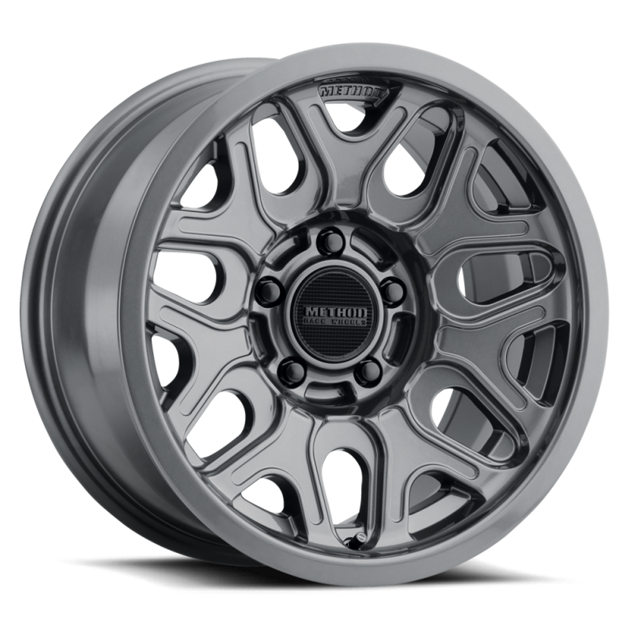 Method MR322 / 18x9 / 6x135 BP / 18ET / 5.68in BS / 87mm CB - Gloss Titanium Wheel - MR32289016818