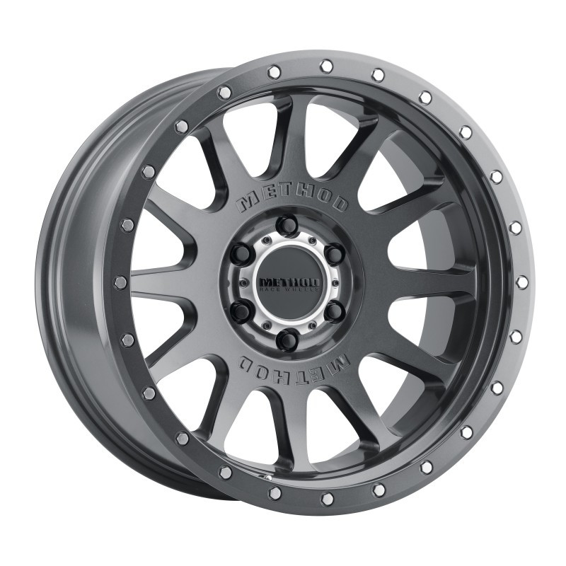 Method MR605 NV 20x10 -24mm Offset 6x135 87mm CB Gloss Titanium Wheel - MR60521016824N