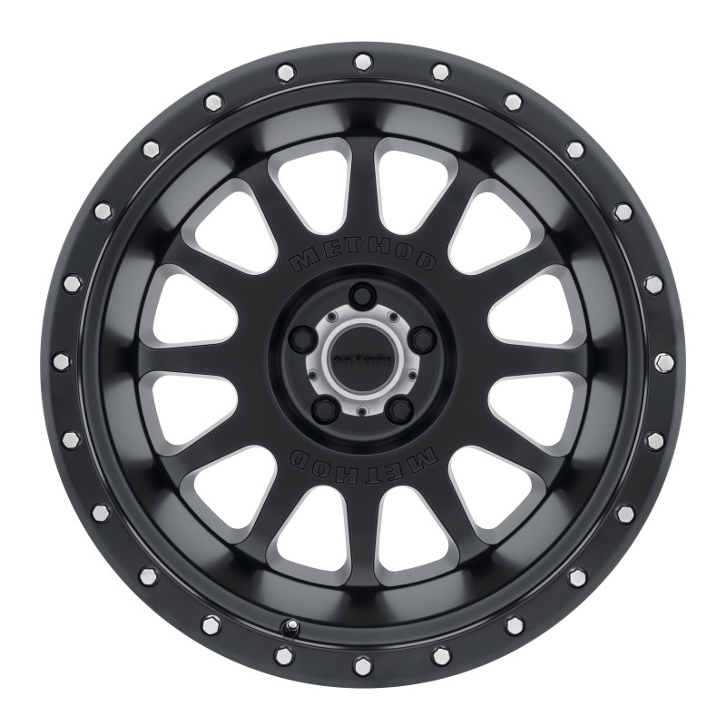 Method MR605 NV 20x10 -24mm Offset 5x5.5 108mm CB Matte Black Wheel - MR60521055524N