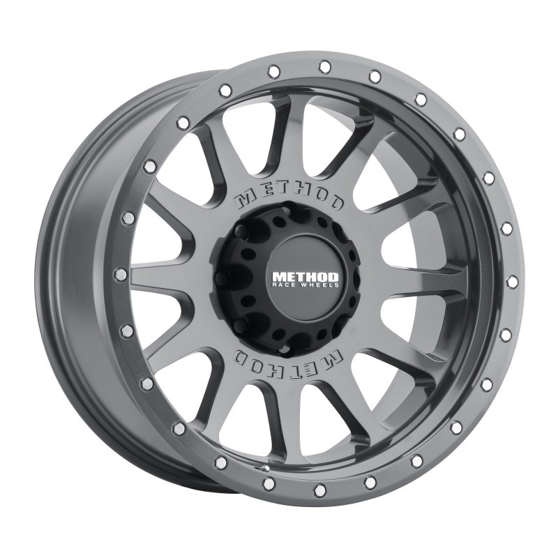 Method MR605 NV 20x10 -24mm Offset 8x170 124.9mm CB Gloss Titanium Wheel - MR60521087824N