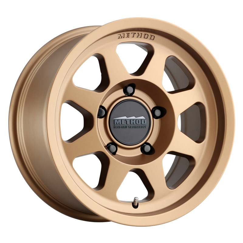 Method MR701 17x7.5 +30mm Offset 5x4.5 73mm CB Method Bronze Wheel - MR70177512930