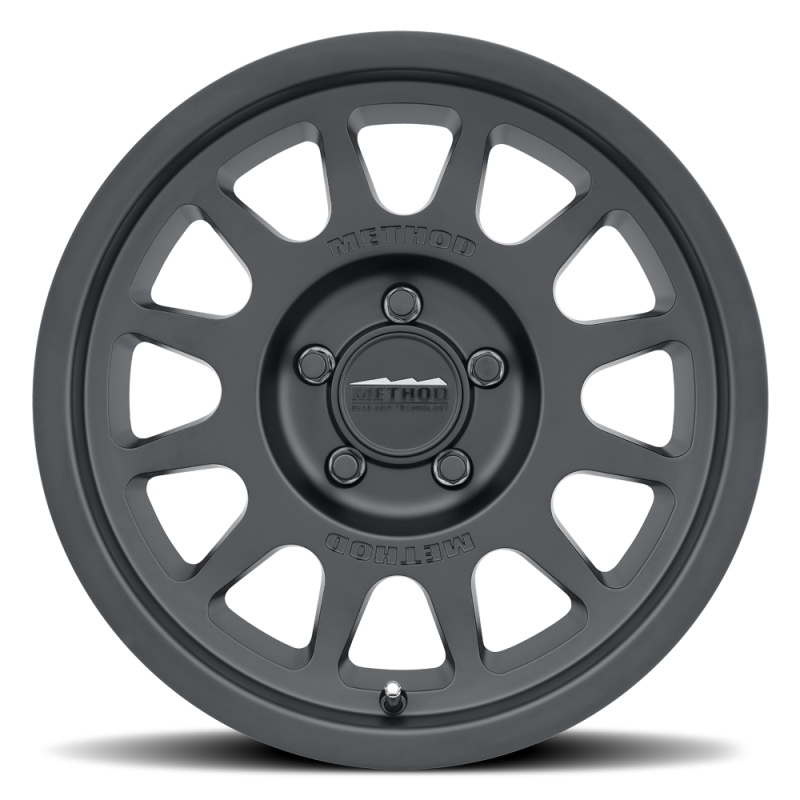 Method MR703 17x8.5 0mm Offset 5x5 71.5mm CB Matte Black Wheel - MR70378550500