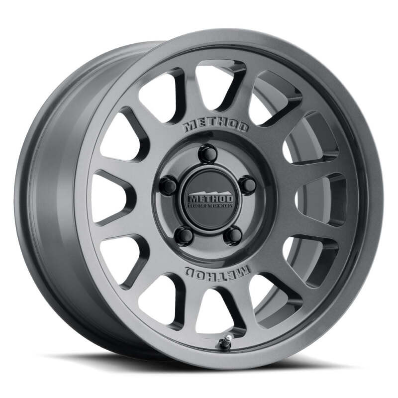 Method MR703 Bead Grip 17x8.5 / 6x5.5 / +35mm Offset / 106.25mm Centerbore - Gloss Titanium Wheel - MR70378560835