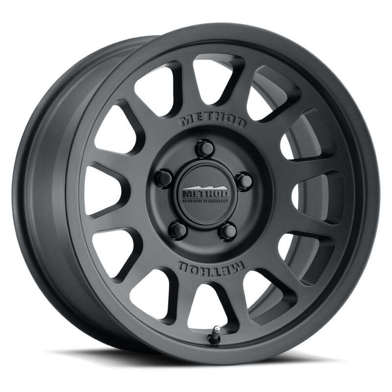 Method MR703 17x9 / -12mm Offset / 108mm Bore / 5x5.5 BP / 4.8in BS - Matte Black Wheel - MR70379055512N