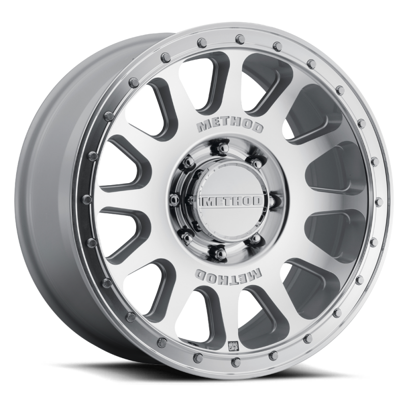 Method MR709 HD Bead Grip 20x 9in / ET12 / 8x170 BP / 125mm Bore - Machined Wheel - MR70929087312H Photo - Close Up